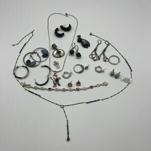 STERLING SILVER Broken Scrap Damaged As Is For Craft Parts DIY Scrap Jewelry Lot